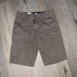 Size 31 brown VOLCOM shorts